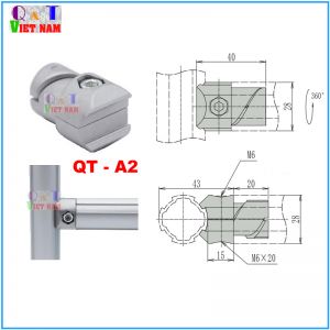 KHỚP NỐI NHÔM ỐNG QT - A2