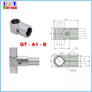 KHỚP NỐI NHÔM ỐNG QT - A1-B