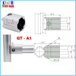 KHỚP NỐI NHÔM ỐNG QT - A1